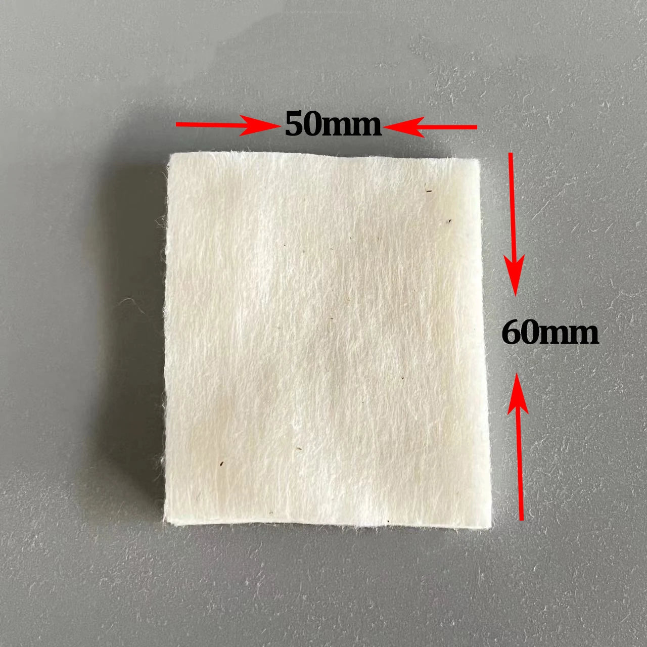 Japanese Organic 100% Cotton 180 sheets 50x60mm Unbleached Wool High In Fiber ECRU Soft Pad Prime Wick Household Cleaning Cotton