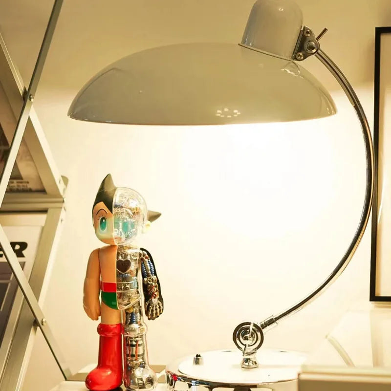 Danish Bauhaus Student Eye-protecting Reading Bedroom and Study Nordic Simple and Light Luxury Internet-famous Ins Bedside Lamp