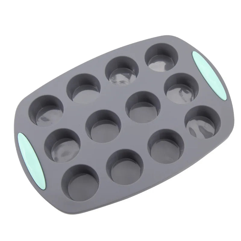 Silicone Bread Muffin Mold Heat Resistant Oven Pan Non-Stick Kitchen Bakeware Cake Pan Set 3D Cake Mold Pastry Baking Loaf Tool