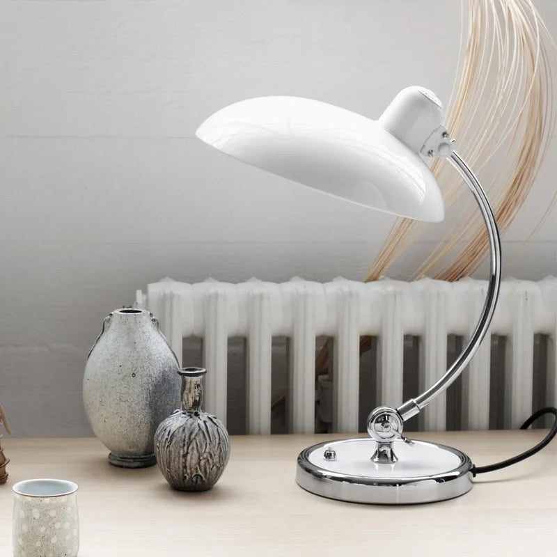 Danish Bauhaus Student Eye-protecting Reading Bedroom and Study Nordic Simple and Light Luxury Internet-famous Ins Bedside Lamp