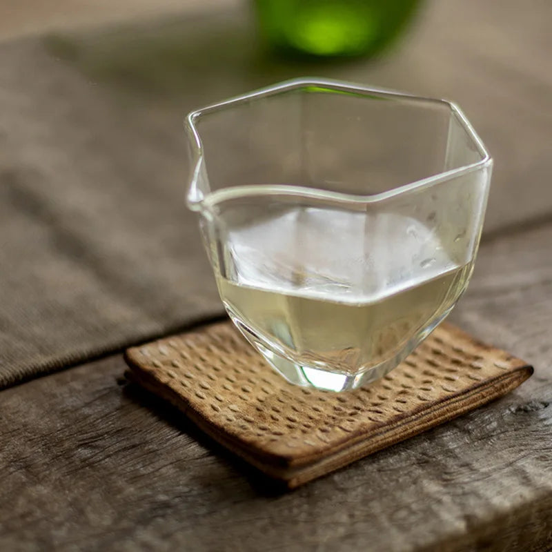 Handmade Cotton Linen Dishcloth Japanese Style Table Napkins Tea Ceremony Plant Staining Serving Tea Towel Accessories