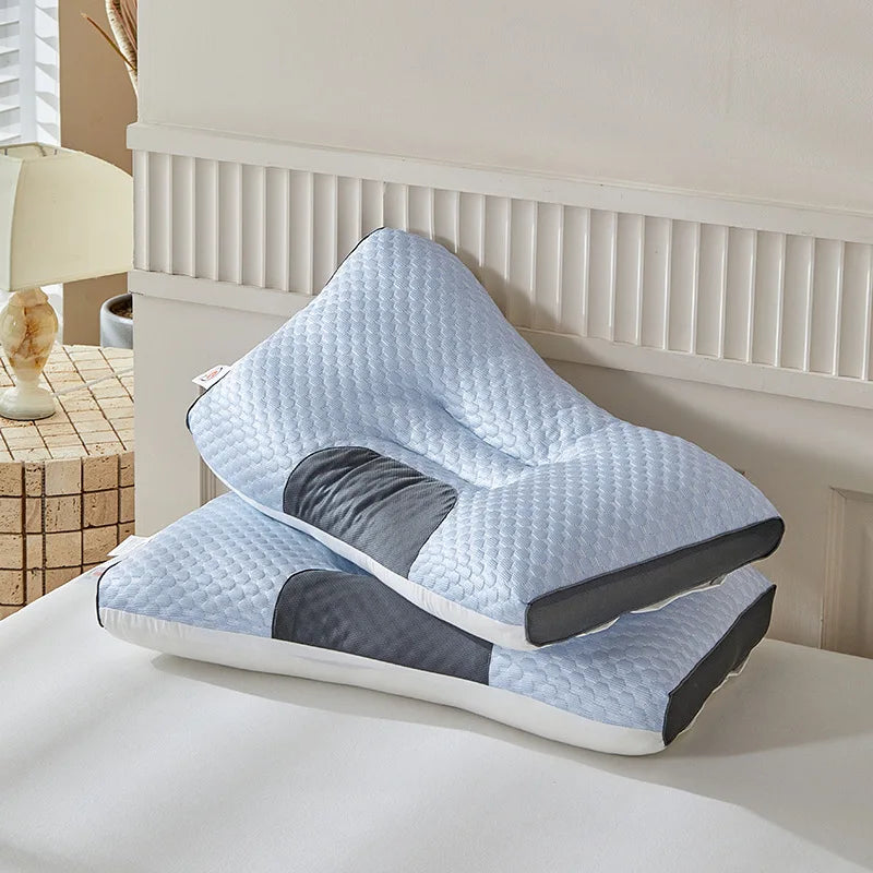 Summer Sleeping Pillows Neck Pillow Cervical Orthopedic Comfortable Side Sleeping Bedroom Bed Ergonomic Cooling Pillow Core New