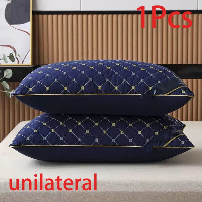 The pillow core protects the cervical vertebrae and helps sleep. Adult student dormitory neck pillow for all four seasons