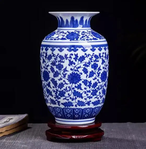 Jingdezhen keramična vaza vintage kitajske tradicionalne vaze domača vaza živali vaza fino gladko površinsko opremljanje člankov