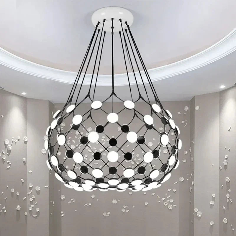 Nordic Creative Living Room Ceiling Light Personalized Designer Villa Duplex Simple Postmodern Dining Room Bedroom Pendant Light