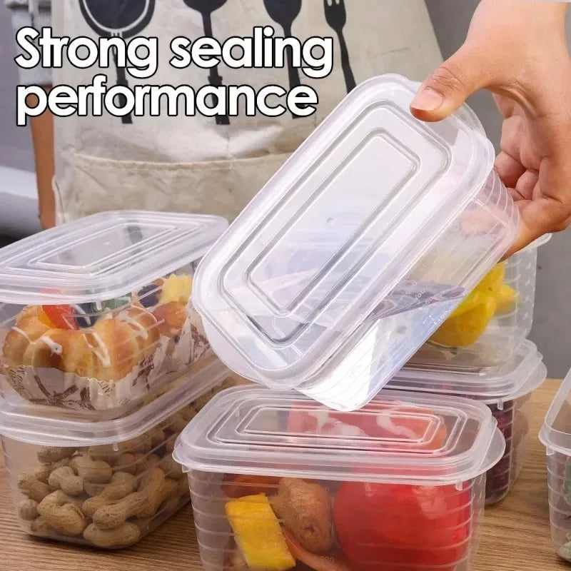 1/3/5pcs Refrigerator Storage Box Fridge Organizer Fresh Vegetable Fruit Storage Container Food Crisper Box Kitchen Organizer