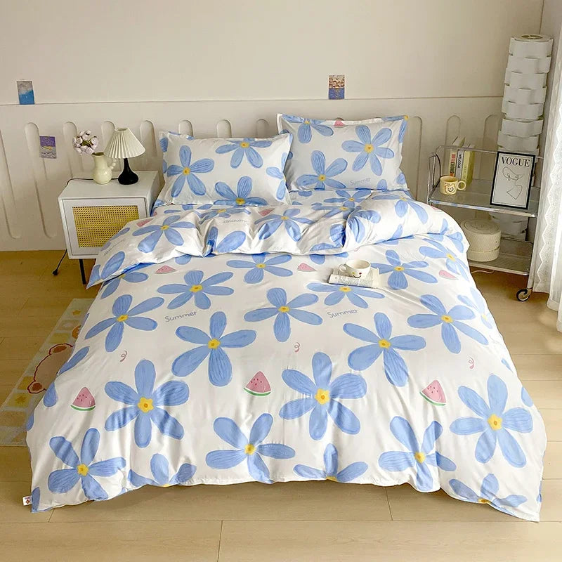1pc Duvet cover Without Filler Aloe vera cotton synthetic fiber material,Soft Breathable And Comfortable Bedroom bedding