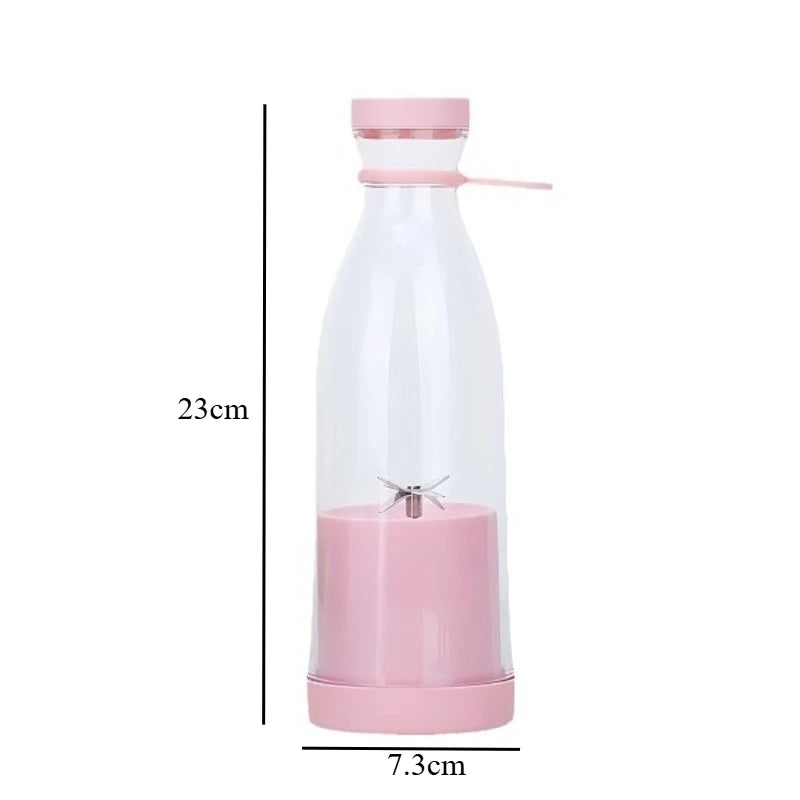 Spremiagrumi elettrico Tazza 6 Lame Frullatore Macchina per frappè USB Portatile Frutta Latte Strumento di miscelazione Mini Succo fresco Frullatore da cucina