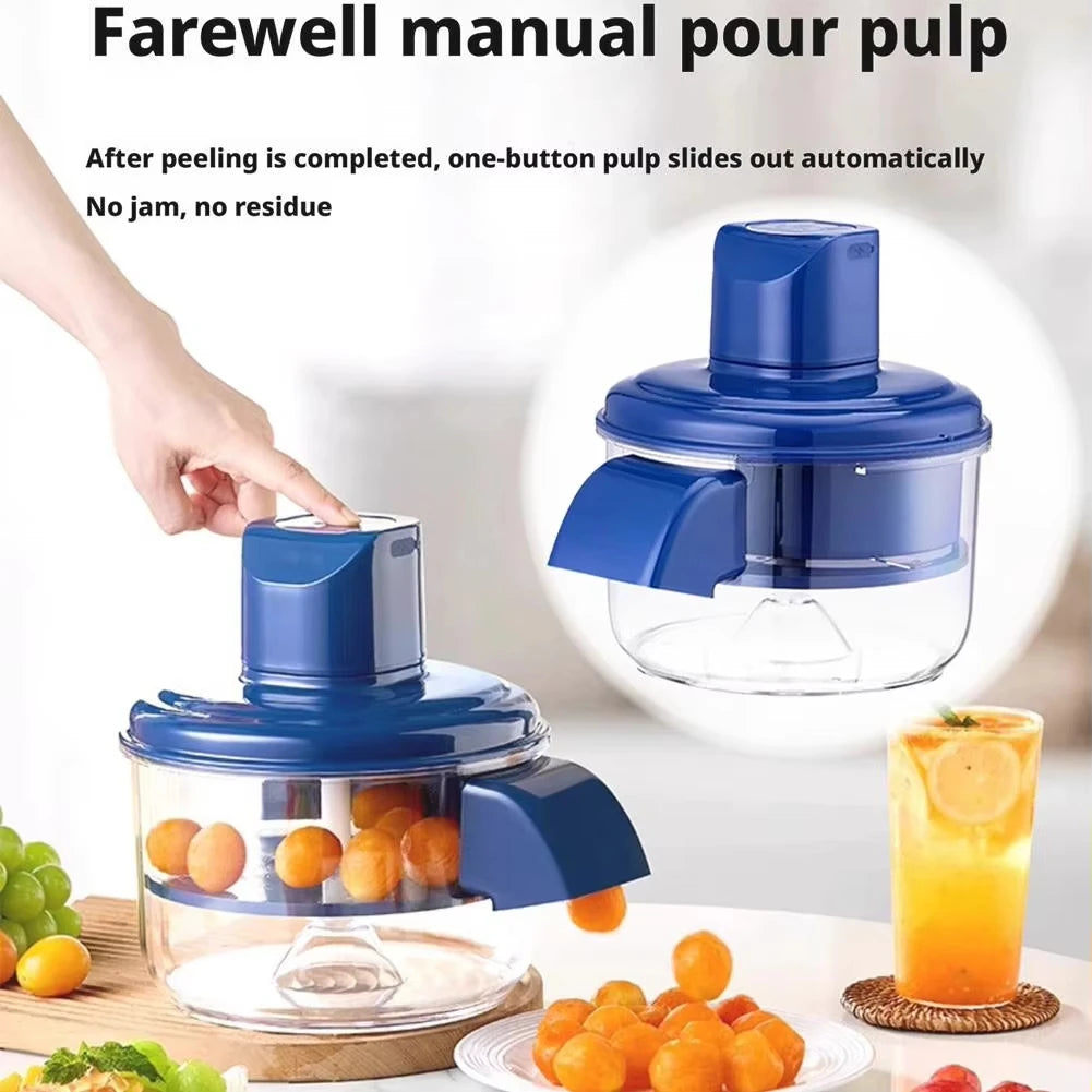 Automatische elektrische druivenschillermachine - handsfree huidverwijderaar voor bessen, fruitvoorbereidingstool, moeiteloos pellen