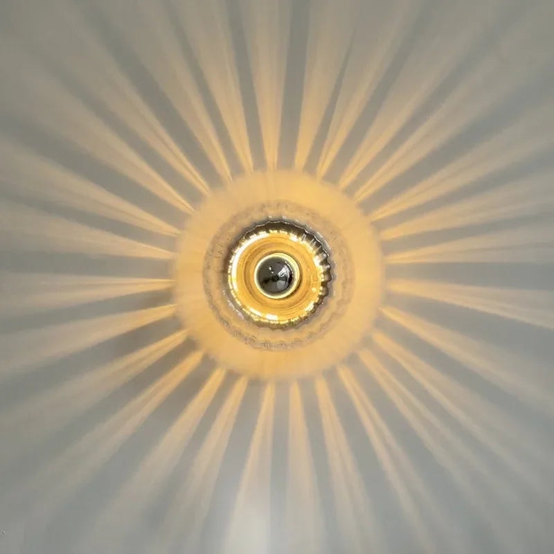 Nordic Wall Lamp Designer Glass Lighting Effect Simple Living Room Bedroom Bedside Light Ceiling Home Decor Ceiling Lamp LED