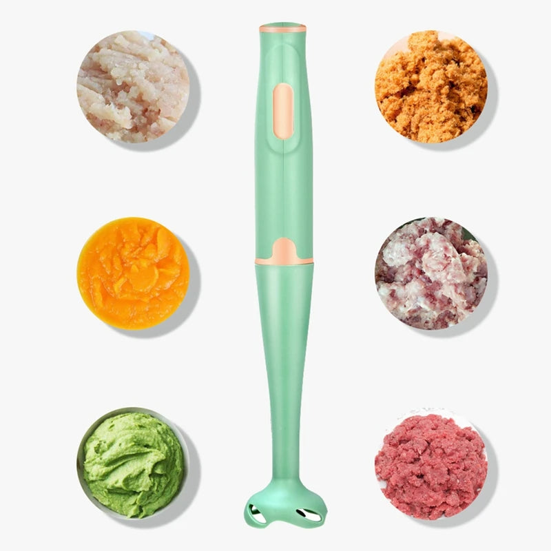 Frullatore ad immersione Frullatore a immersione Turbo Stick da 400 Watt, Potente design per tritare il ghiaccio Puree Frullati, Spina EU