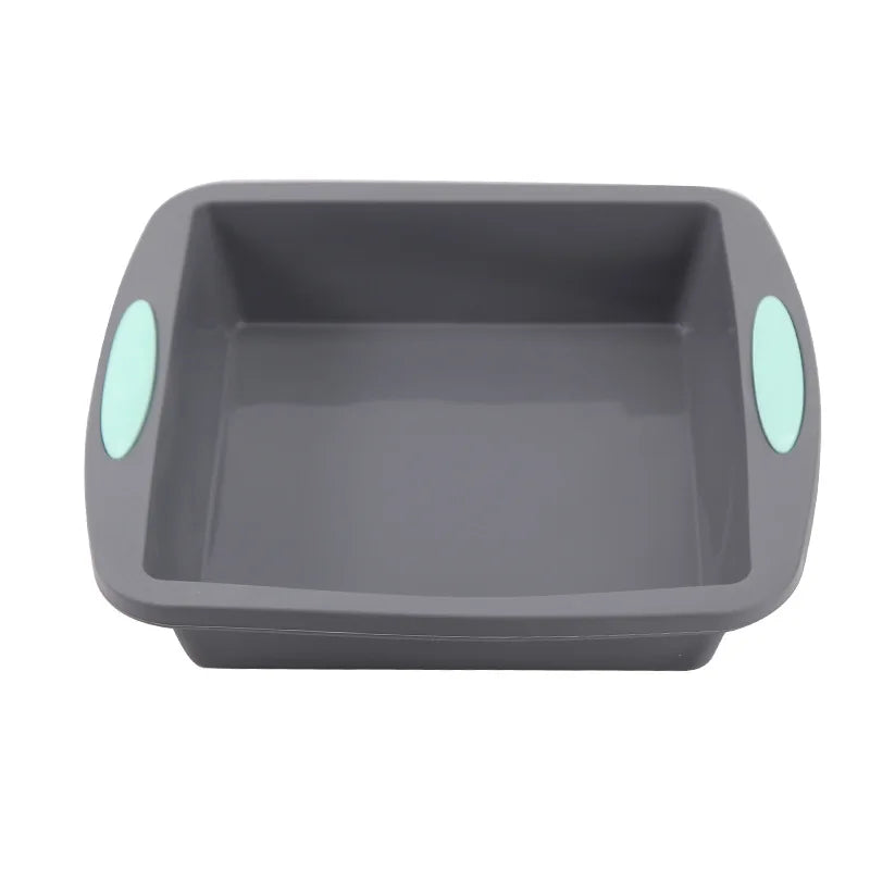 Silicone Bread Muffin Mold Heat Resistant Oven Pan Non-Stick Kitchen Bakeware Cake Pan Set 3D Cake Mold Pastry Baking Loaf Tool