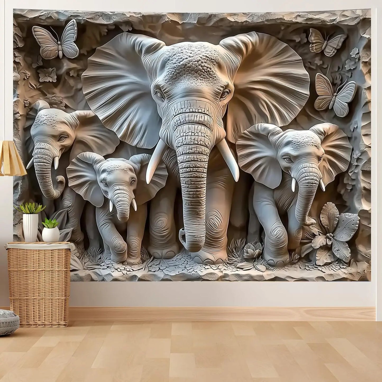 3Dtapestry of puppies, lions, and animals Suitable for male bedroom,living room, dormitory home decoration, cool male decoration