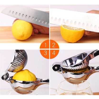 Manual Lemon Squeezer Zinc Alloy Steel Orange Squeezer Juicer Fruit Juice Citrus Press Machine Handle Press Multifunctional Tool