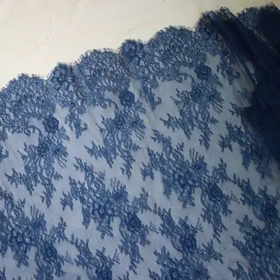 3M long eyelash lace trim traditional wedding lace fabric white red violet Table Cloth DIY Crafts