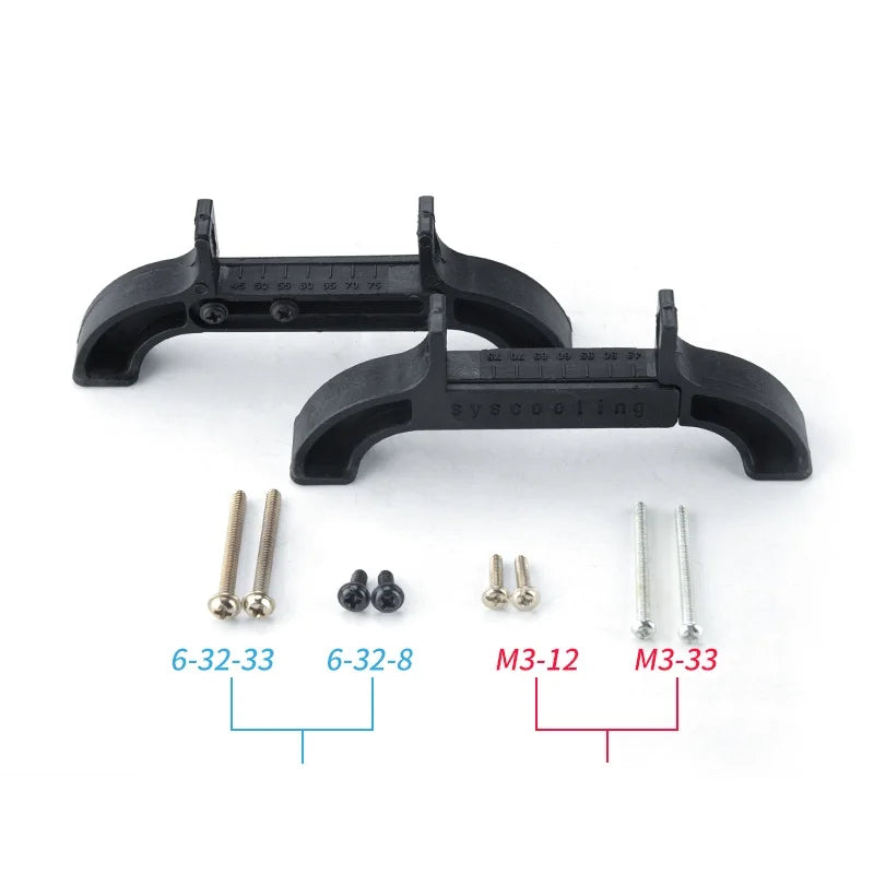 Syscooling vannkjølende radiatorbrakett justerbar monteringsbrakett for radiatorer