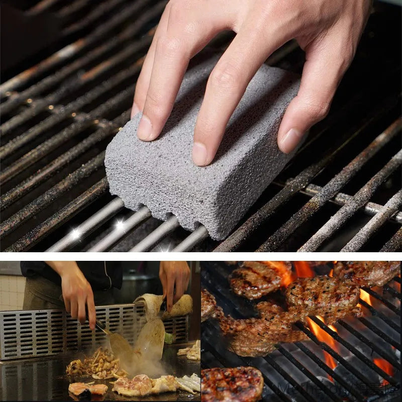 Fais du BBQ Grill Cleaning Brick Block Grill Stone Racks Skvělé mastnoty Cleaner BBQ Nástroje pro kuchyňské gadgety čisticí štětec