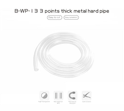 Bykski B-WP-13/B-WP-16/B-WP-19 PC Vesijäähdytysletku PVC 1 metrin pehmeä putki 3/8 "ID*1/2" OD 10x13MM 10X16MM 13X19mm