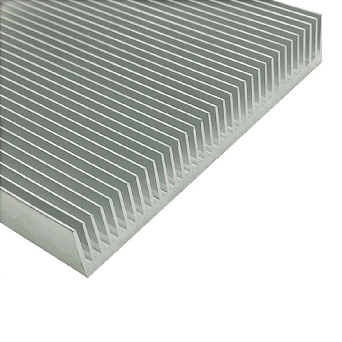 1x Radiateur électronique Fin Fin Fin aluminium Tile de chaleur Système de refroidissement d'eau CPU CPU LED 100 * 100 * 18 mm 80 * 80 * 27 mm Éventail