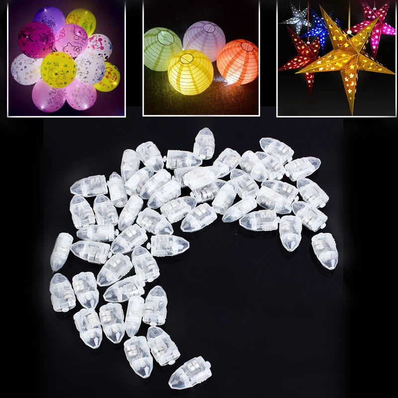 20stk Mini Neon Party LED lyspærer Lamper Ballon Lights Rave Festival Lanterne LED tilbehør Home Decoration Tilbehør7