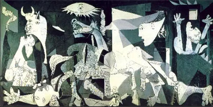 Picasso Famous Oil Painting Guernica Reproductions Canvas Art Poster Abstract Modernism Wall Picture Cuadros Home Decoration