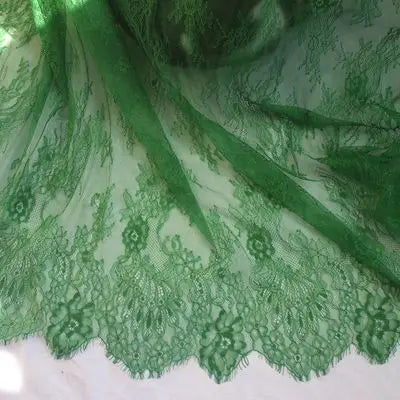3M long eyelash lace trim traditional wedding lace fabric white red violet Table Cloth DIY Crafts