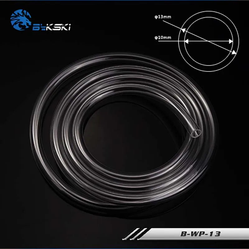 BYKSKI B-WP-13/B-WP-16/B-WP-19 PC Water Cooling Slang PVC 1 Meter Soft Tube 3/8 "ID*1/2" OD 10x13mm 10x16mm 13x19mm