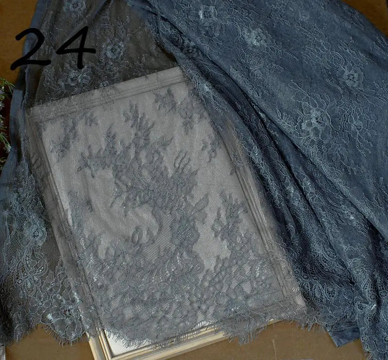 3Meter Exquisite Eyelash Lace 150CM White Lace Fabric Wholesale Prices Wedding Dress Sexy Lingerie DIY Clothes Accessory