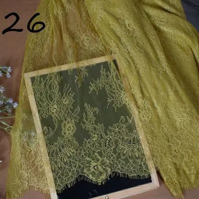 3Meter Exquisite Eyelash Lace 150CM White Lace Fabric Wholesale Prices Wedding Dress Sexy Lingerie DIY Clothes Accessory