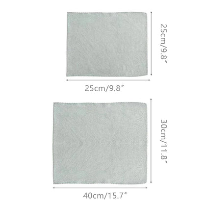 5PCS Microfiber Washing Dish Cloth Cleaning Towel Super Absorbable Window Glass Cleaning Cloth Kitchen Anti-grease Wiping Rags