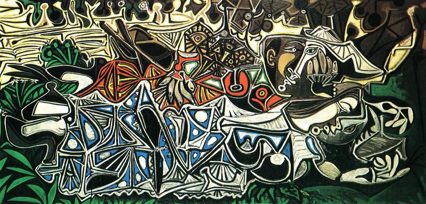 Picasso Famous Oil Painting Guernica Reproductions Canvas Art Poster Abstract Modernism Wall Picture Cuadros Home Decoration