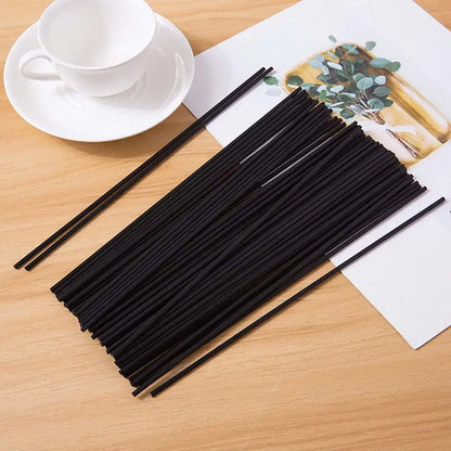 50pcs fibra bastões de aromaterapia com aromaterapia haste volátil para o difusor de fragrâncias domésticas decoração de DIY DIY