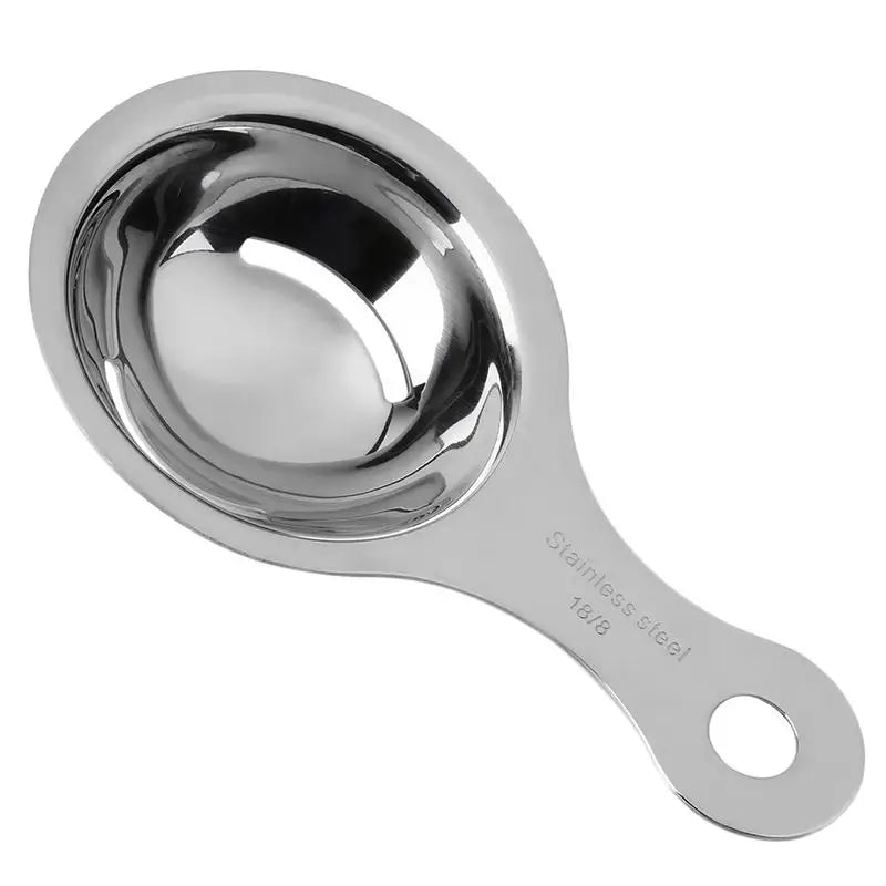 Strumenti in acciaio inossidabile separatore di album inossidabili uova gadget da filtro per tuorlo accessori da cucina separando utensili divisori cucchiaio a imbuto