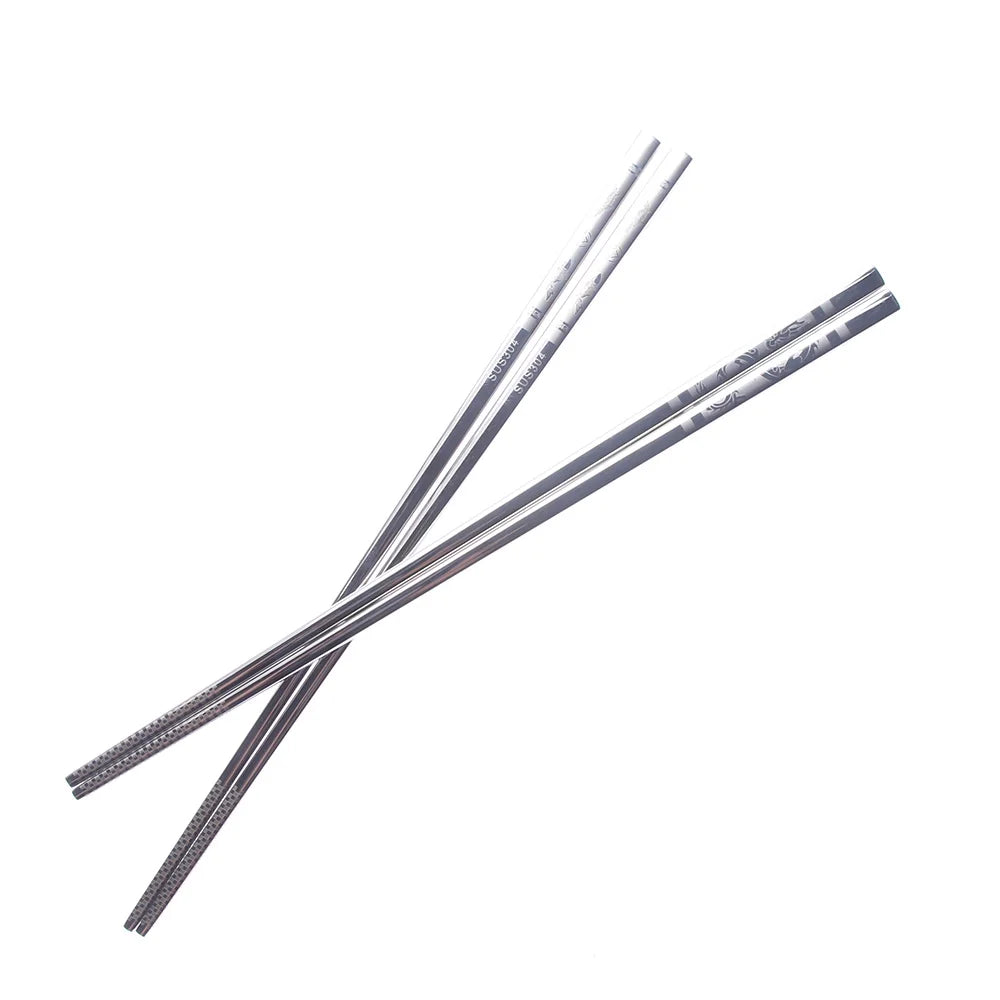 Ανοξείδωτο χάλυβα μαύρο δράκο ψάρια chopsticks κινεζικά μακρά μη ολισθητήρες σούσι sushi hashi sticks set κινεζικά δώρα επιτραπέζια σκεύη