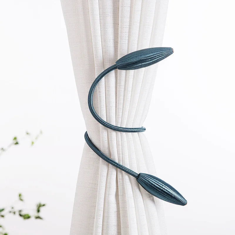 1pc Arbitrary shape strong Curtain Tiebacks Plush Alloy Hanging Belts Ropes Curtain Holdback Curtain Rods Accessoires