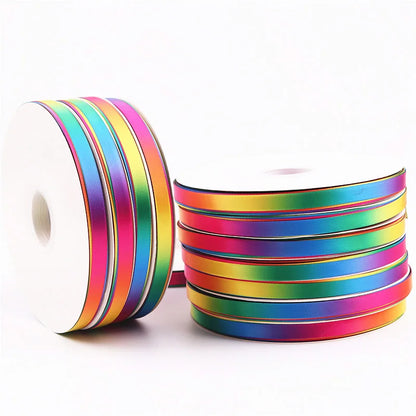 5 ans / rouleau Best Quality Silk Satin Ribbons Arts Crafts Couture Ribbon Artisanat Fabriqué Materifices Cadeau Gift 10 mm