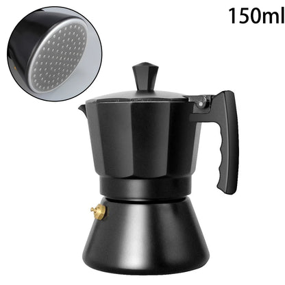 Aluminum Moka Italian Mocha Pot Espresso Coffee Maker Induction Cooker Percolator Stove Top Pot Coffee Machine 3cup 6cup