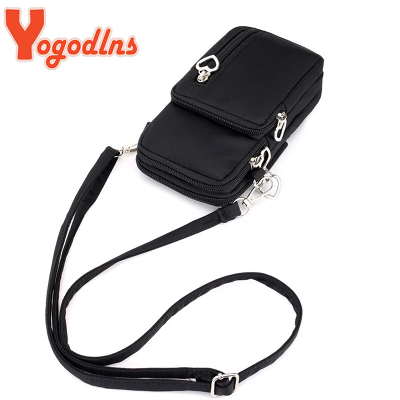 Crossbody Bags für Frauen wasserdichte Nylon Multifunktion lässig Casual Small Bag Handy Case Crossbody Sporttasche Sporttasche