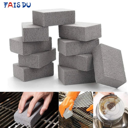 Fais du BBQ GRILL CLEAND BROCK Block Grill Stone Racks Приятели на мазнини Почистващо барбекю Инструменти за кухненски джаджи за почистване на четка за почистване