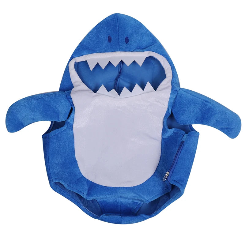 Uusi saapuminen Child Unisex Toddler Family Shark Cosplay -puku Halloween Carnival Party for Kids -pukut 3 väriä