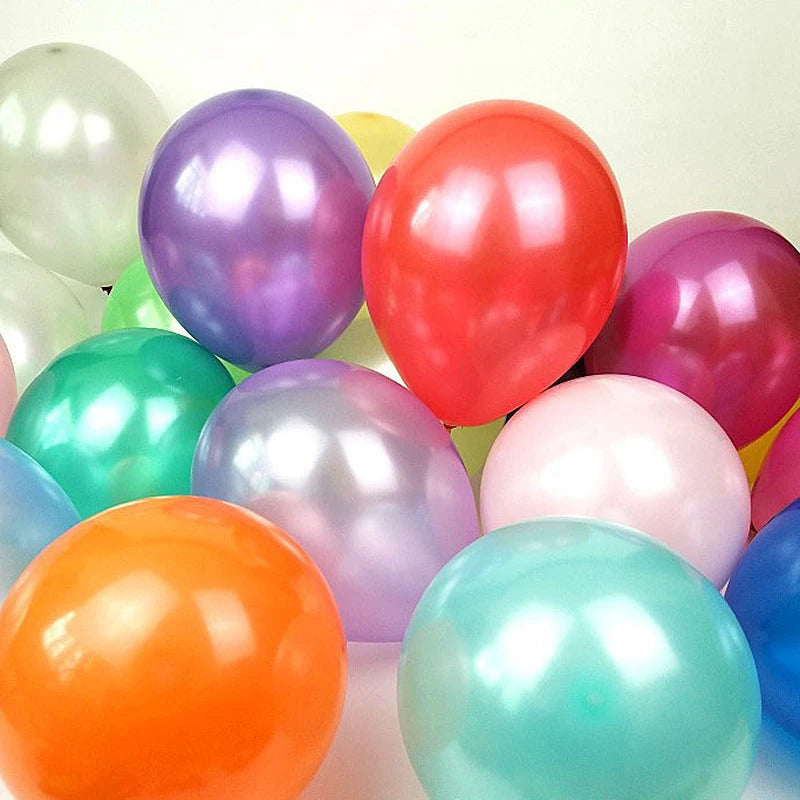 20db/Set aranyfehér léggömbök parti téma Latex Baloon Garland dekoráció Karácsonyi Ballon öltöny fiú születésnapi esküvői dekoráció játék