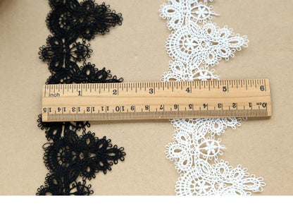 1yard Width:6cm (2.40") High Quality DIY Pendant Handmade Clothing Lace Accessories Water Soluble Embroidery Lace Trims (ss-363)