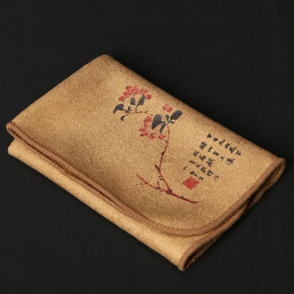 Painted Tea Towel  Absorbent Rag Thickened Table Cleaning Tea Cloth Cotton Household Kitchen Cleaning Cloth Dish Cleaning Towels
