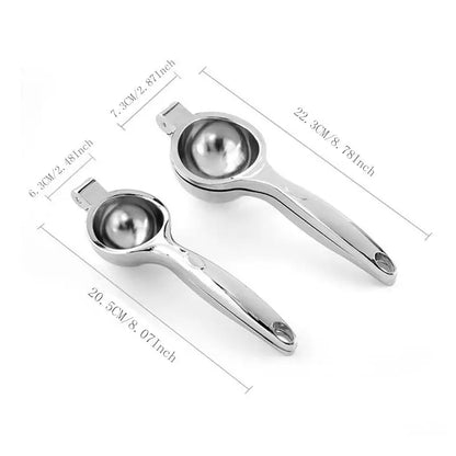 Manual Lemon Squeezer Zinc Alloy Steel Orange Squeezer Juicer Fruit Juice Citrus Press Machine Handle Press Multifunctional Tool