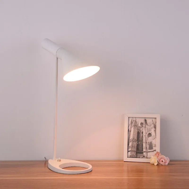 Nordic Designer Home Bedroom Living Room Desk Lamp Study Desk Lamp Adjustable Industrial Style Minimalist AJ LED Floor Lamp