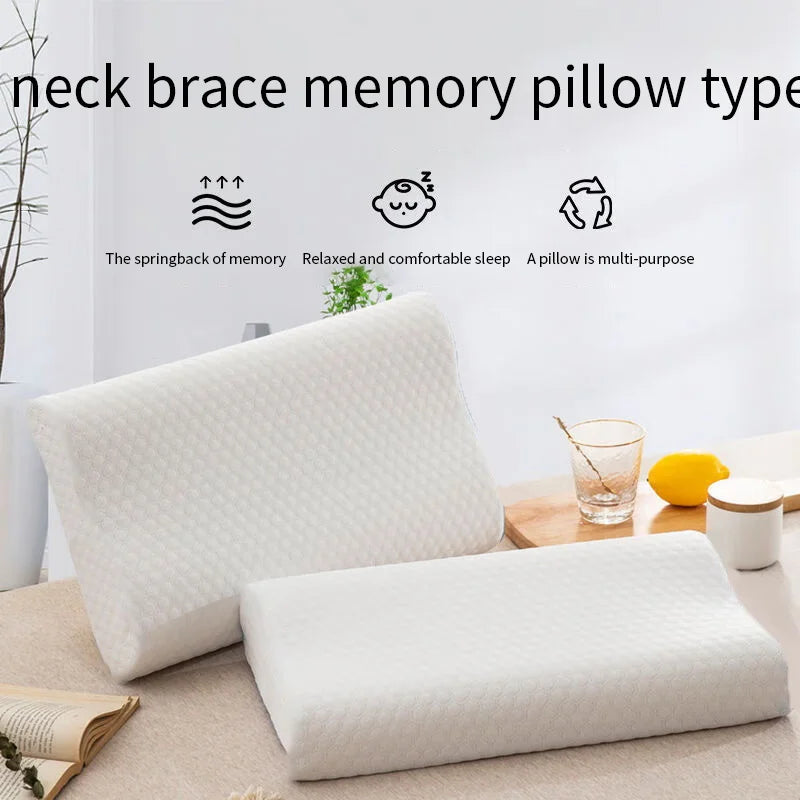 1 pc hukommelse skum pude, strikket stof polyurethan langsom rebound temperatur sensing vand terning pude kerne til anti-snoring nec