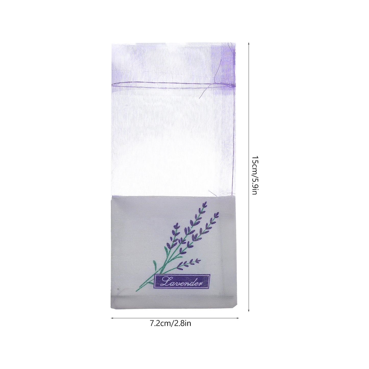 30pcs Empty Sachets Bag Flower Printing Lavender Fragrance Fragrance Sachet Bags for Dry Flowers Storage Fragrance Lavender