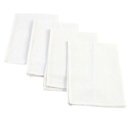 Set of 10 Pack Cocktail Napkins 40 X 40cm Cotton Blend Heavy Fabric Durable Linen Towel for Home Kitchen Wedding Decoration