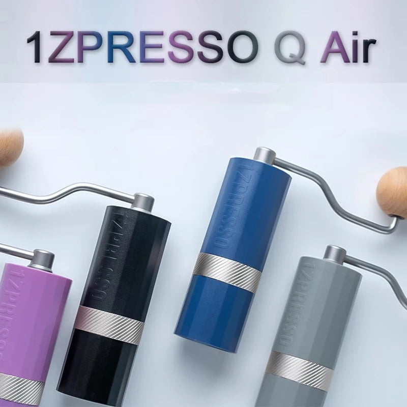 2023 új 1Zpresso Q Air Hordozható kávécsiszoló kézikönyv 38mm 7core Burr állítható