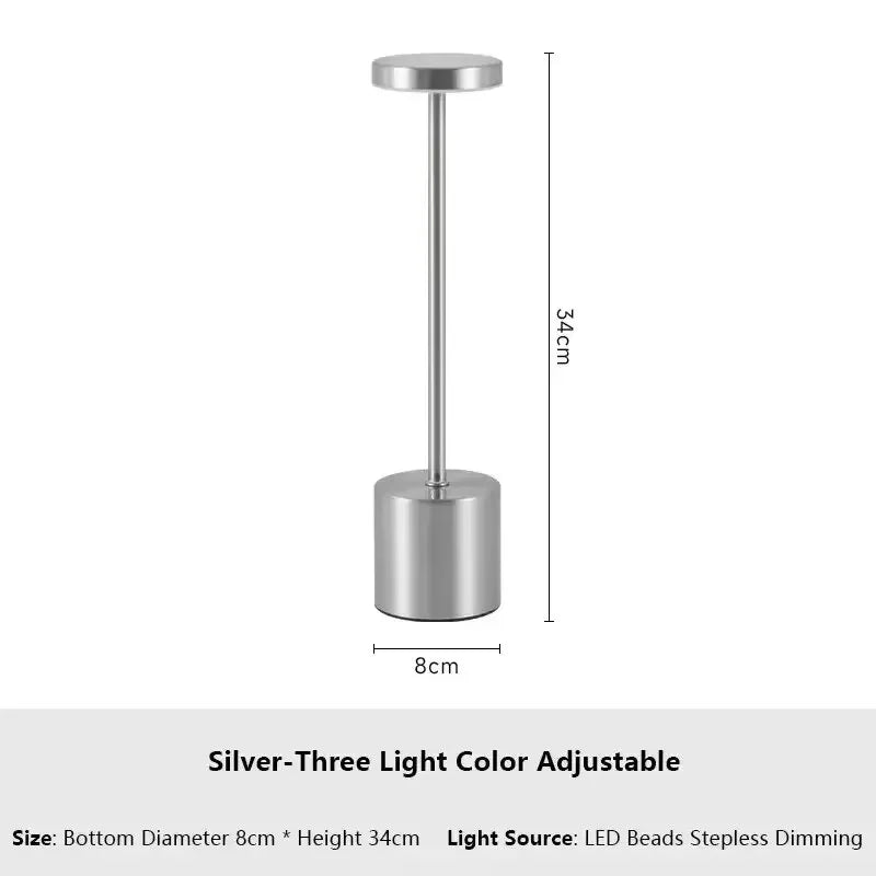 Retro LED Table Lamp Touch Dimmable Desk Lamp bedroom decoration Home Dining Room Coffee Shop Simple Nordic Mushroom Room Decor